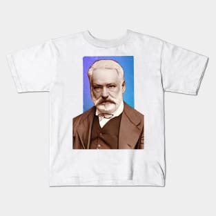 French Writer Victor Hugo illustration Kids T-Shirt